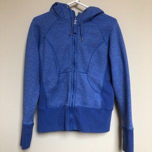Zella Hoodie Jacket, blue, size large